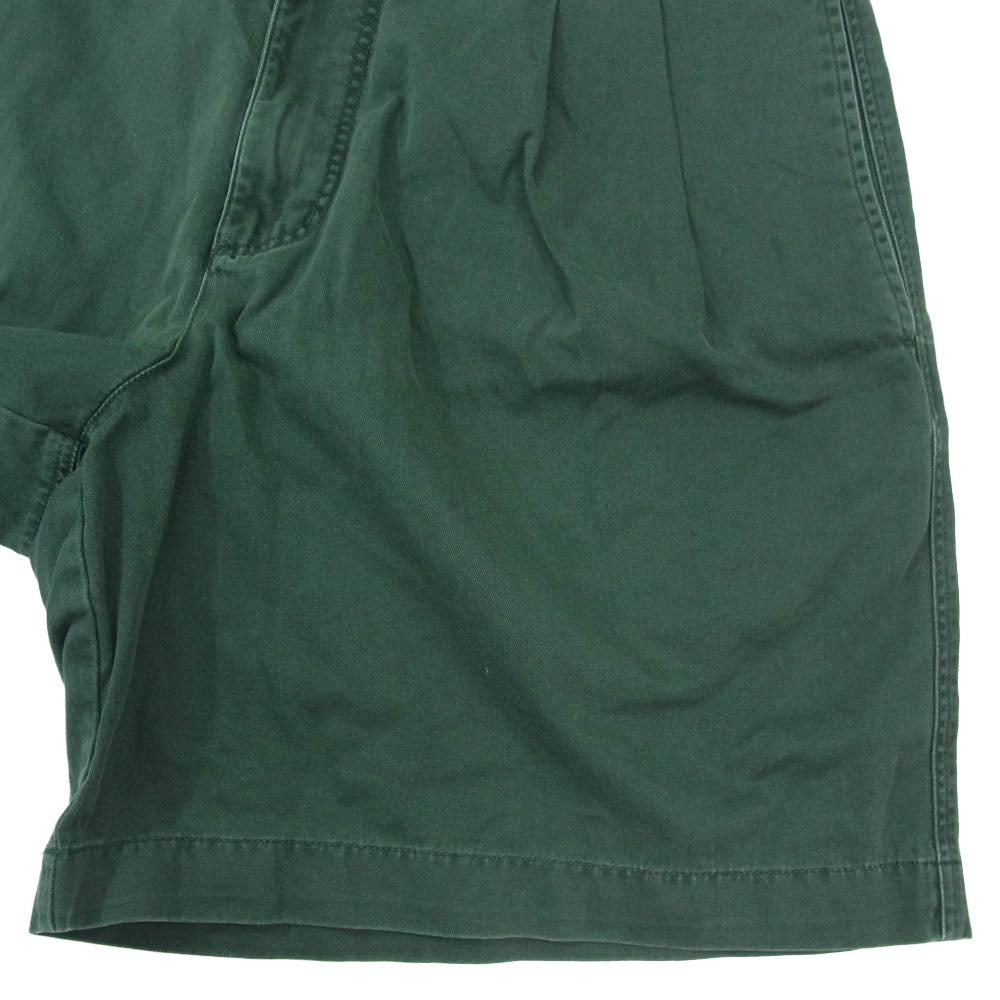 patagonia パタゴニア 80s 90s 2タック ショートパンツ ショーツ グリーン系 34【中古】