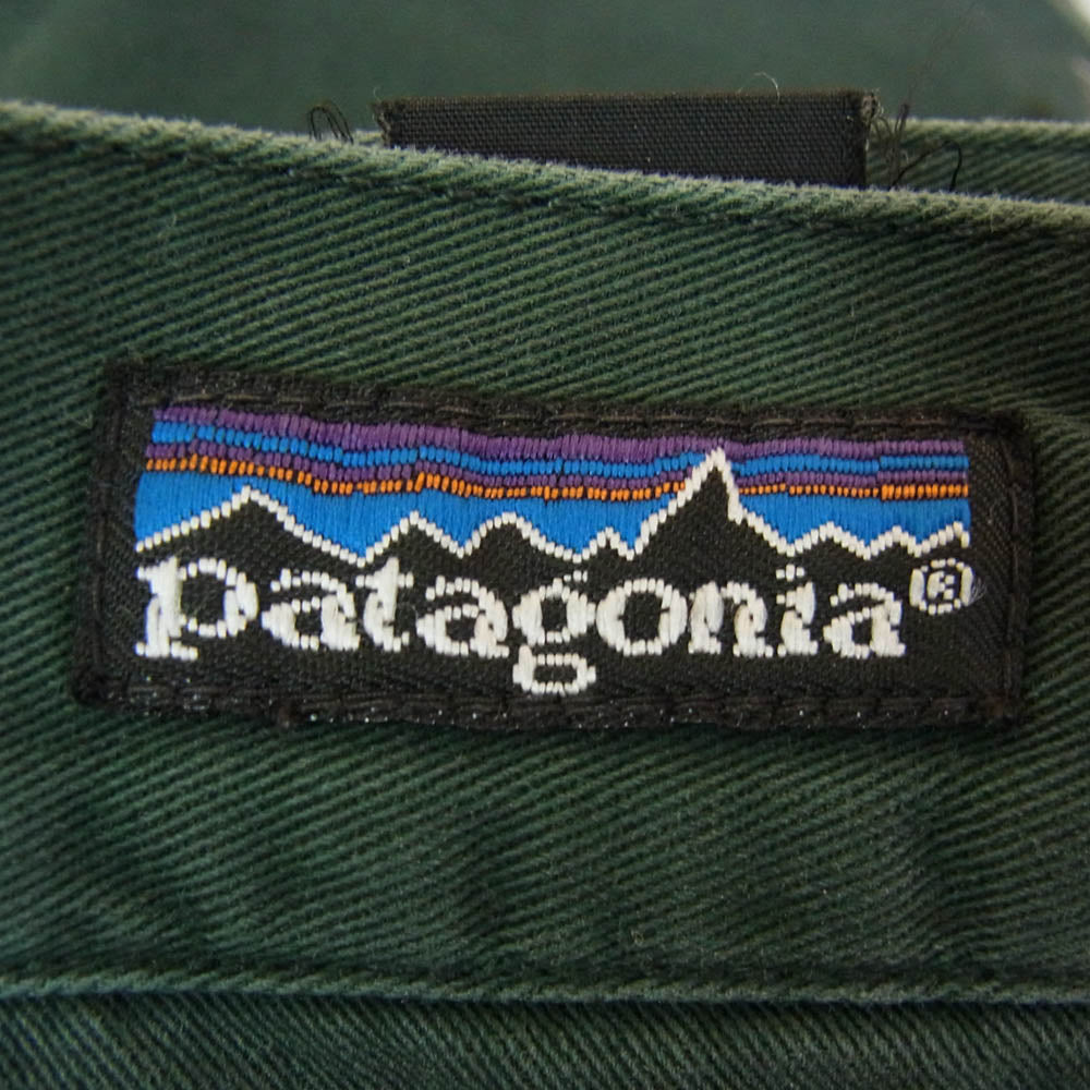 patagonia パタゴニア 80s 90s 2タック ショートパンツ ショーツ グリーン系 34【中古】