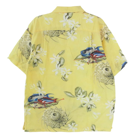 patagonia パタゴニア 03SS 52555 03年製 Pataloha パタロハ ウフ ハワイアン 半袖 アロハ シャツ イエロー系 M【中古】