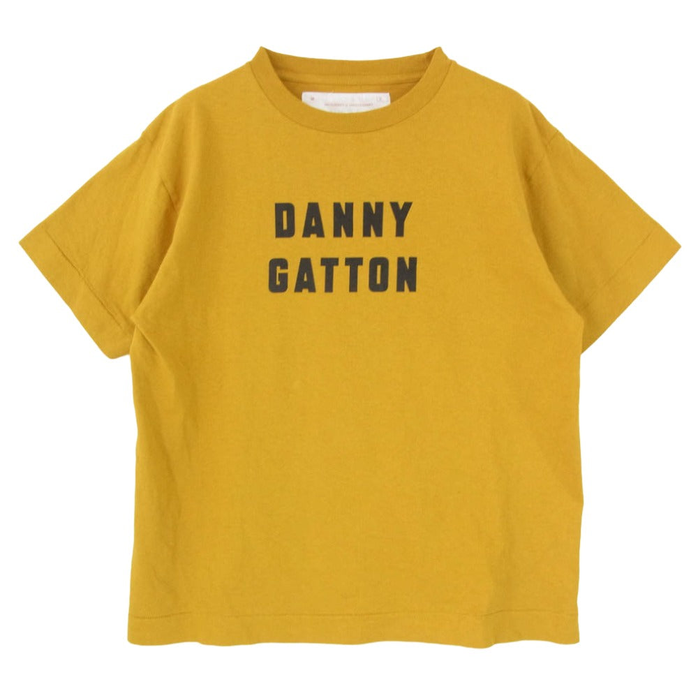 ネセサリーオアアンネセサリー DANNY GATTON Tshirt ダニー ガットン Tシャツ イエロー系 M【中古】