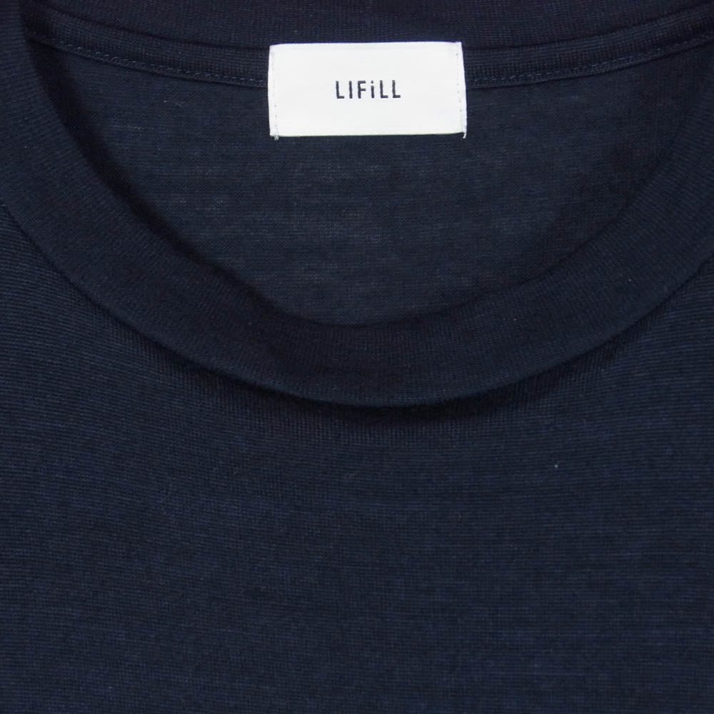 リフィル LF021-07 WOOLISH LONGSLEEVE TEE ウーリッシュ 長袖 カットソー ダークネイビー系 3【中古】