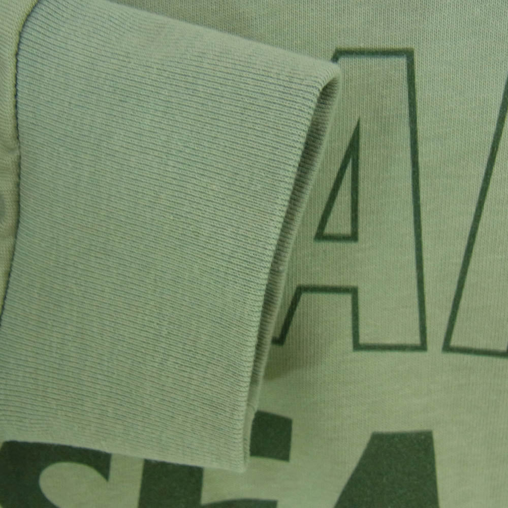 WIND AND SEA ウィンダンシー wds-cmkt-25-q2-cs04 × MARKET CALL MY LAWER L/S TEE グリーン系 L【中古】