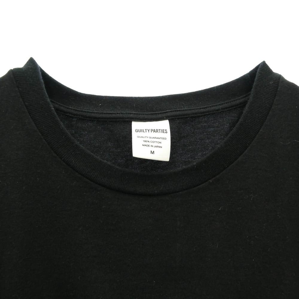 WACKO MARIA ワコマリア 25SS 25SS-WMT-WT09 WASHED HEAVY WEIGHT CREW NECK T-SHIRT ウォッシュド ヘビー クルーネック 半袖 Tシャツ ブラック系 M【中古】