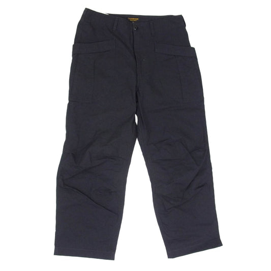 A VONTADE アボンタージ Fatigue Trousers リップストップ アジャスター付き コットン トラウザー パンツ ブラック系 S【中古】