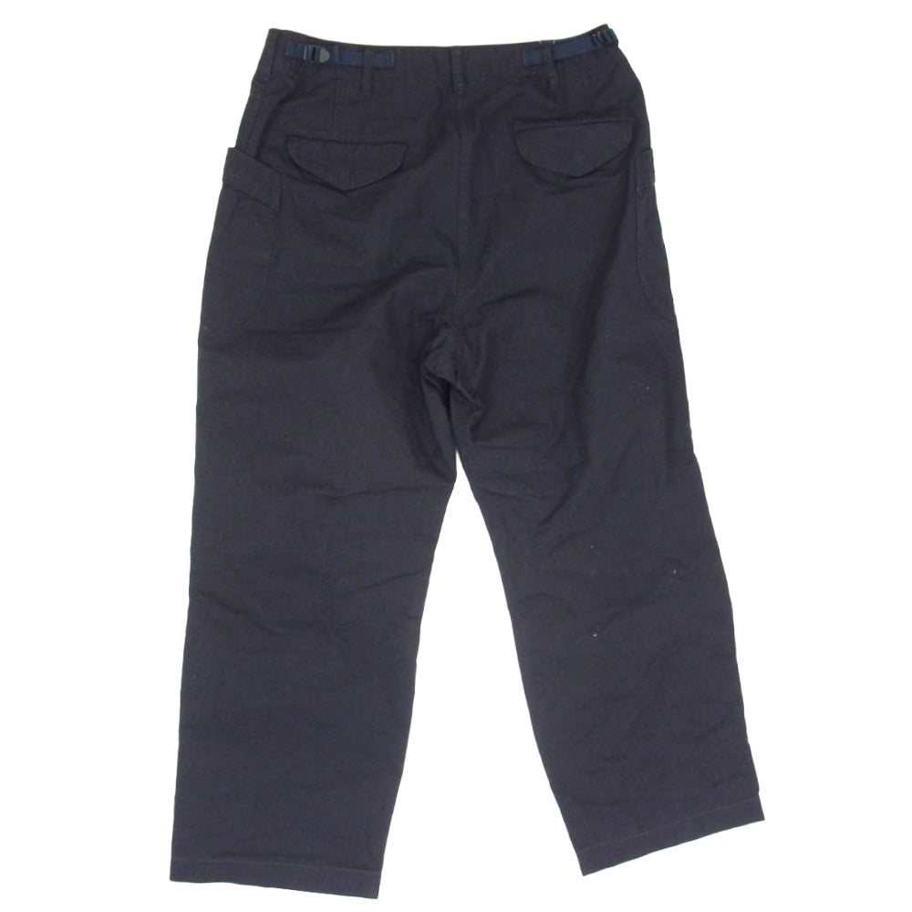 A VONTADE アボンタージ Fatigue Trousers リップストップ アジャスター付き コットン トラウザー パンツ ブラック系 S【中古】