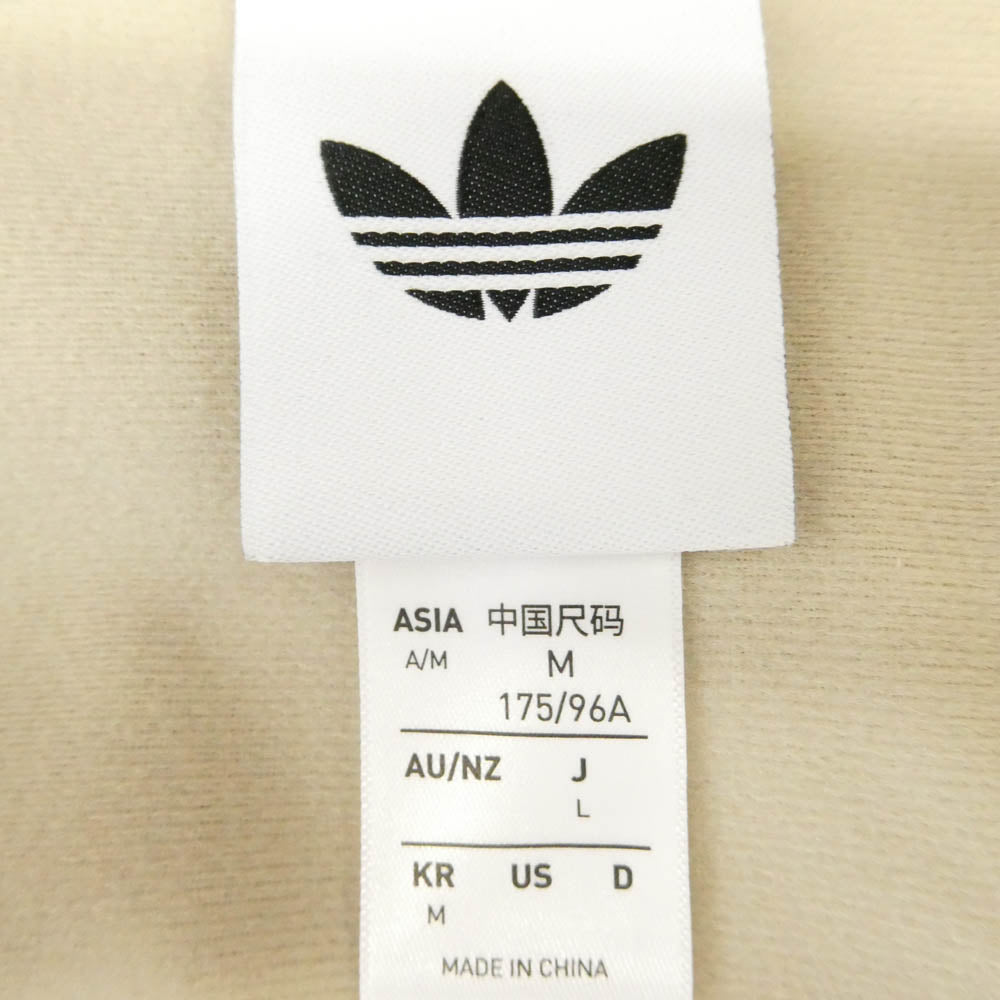 adidas アディダス KS2215 FIREBIRD TRACK TOP ファイヤーバード トラックトップ ロゴ ジャージ ジップアップ トラックジャケット ベージュ系 M【中古】