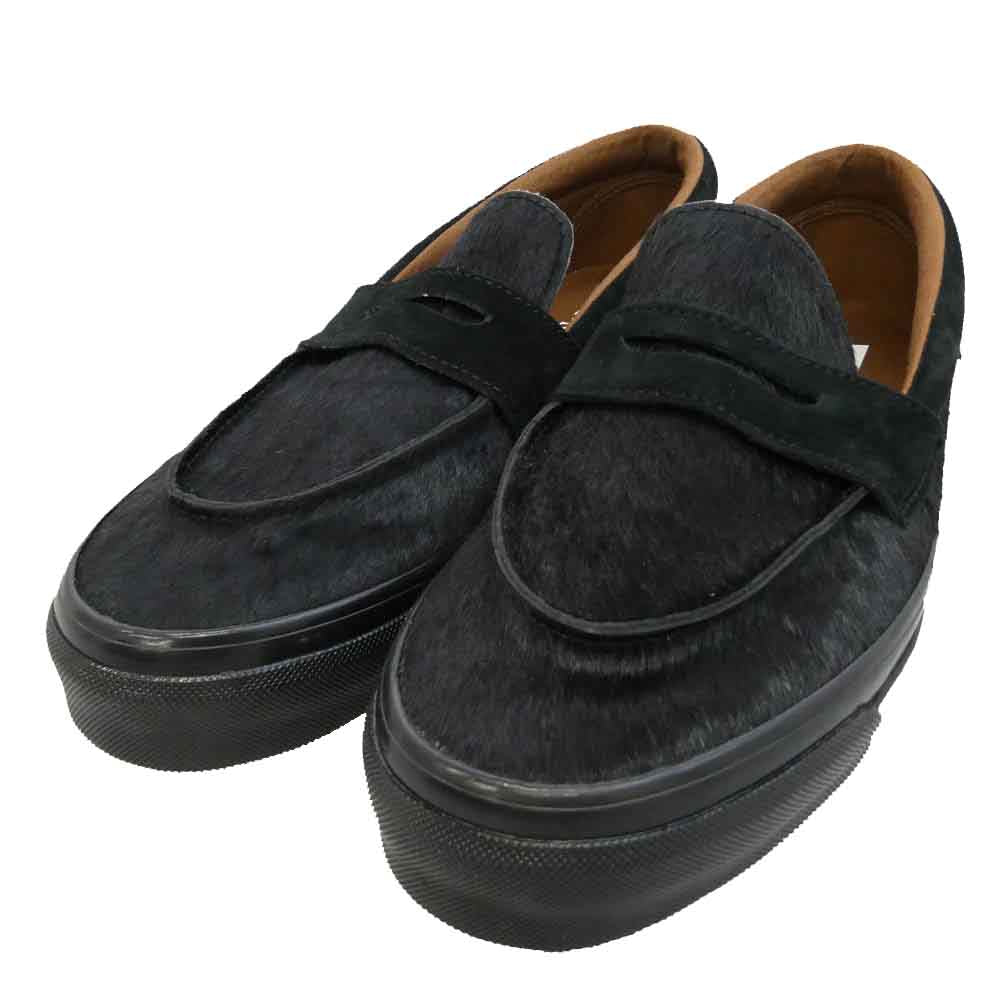 VANS バンズ vn000vasbla LX Loafer 53 PONY HAIR ローファー53 スニーカー ブラック系 27cm【極上美品】【中古】