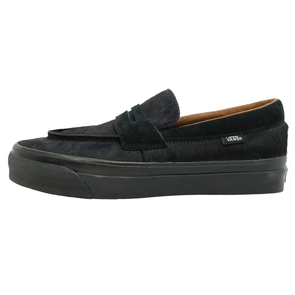 VANS バンズ vn000vasbla LX Loafer 53 PONY HAIR ローファー53 スニーカー ブラック系 27cm【極上美品】【中古】