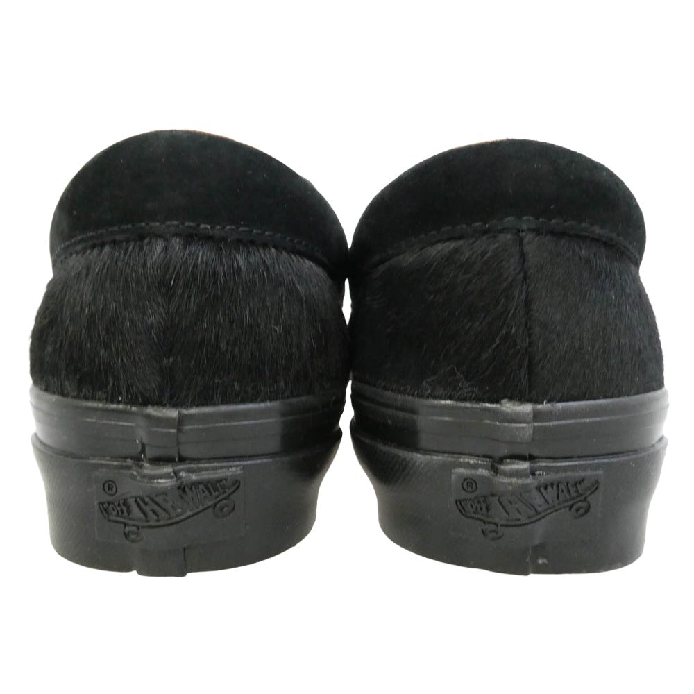 VANS バンズ vn000vasbla LX Loafer 53 PONY HAIR ローファー53 スニーカー ブラック系 27cm【極上美品】【中古】