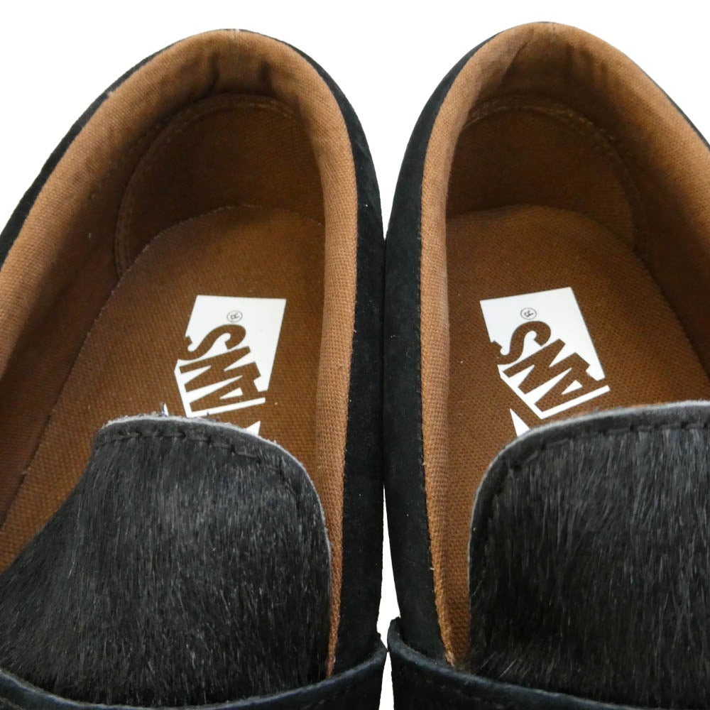 VANS バンズ vn000vasbla LX Loafer 53 PONY HAIR ローファー53 スニーカー ブラック系 27cm【極上美品】【中古】