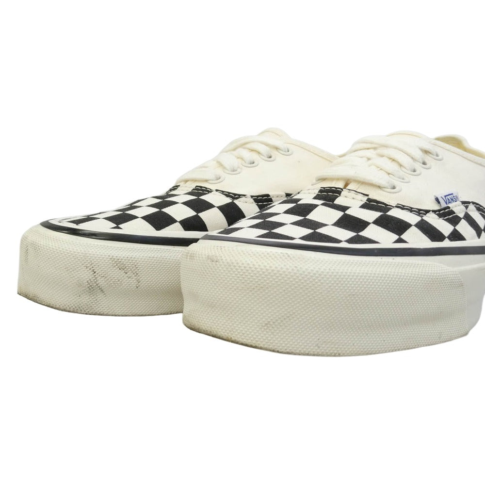 WACKO MARIA ワコマリア VANS バンズ 25SS VN000D9NCKB × VANS バンズ lx authentic 44 オーセンティック スニーカー ホワイト系 ブラック系 27cm【中古】