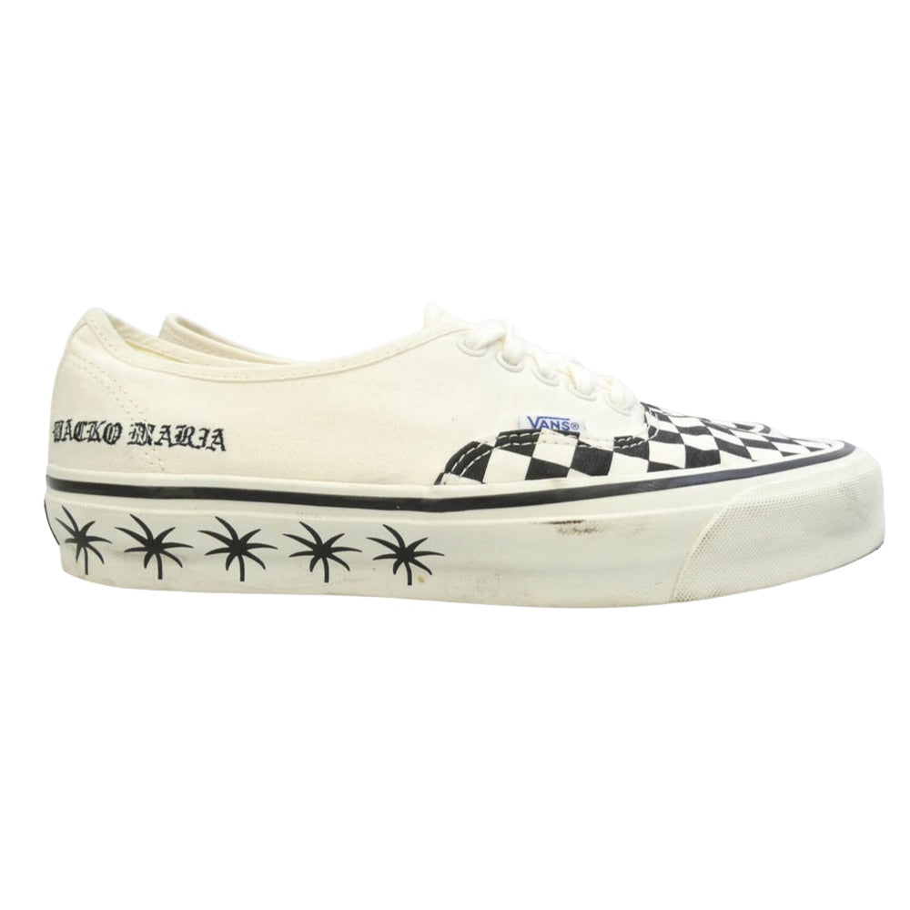 WACKO MARIA ワコマリア VANS バンズ 25SS VN000D9NCKB × VANS バンズ lx authentic 44 オーセンティック スニーカー ホワイト系 ブラック系 27cm【中古】