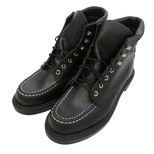 RED WING レッドウィング 8133 SUPERSOLE 6INCH MOC TOE スーパーソール 6インチ モックトゥ ブーツ ブラック系 26cm【新古品】【未使用】【中古】