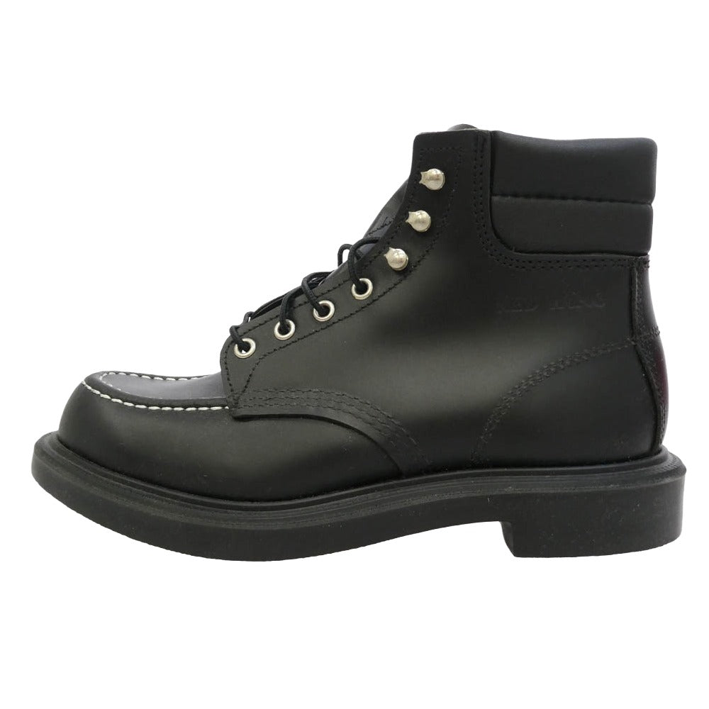RED WING レッドウィング 8133 SUPERSOLE 6INCH MOC TOE スーパーソール 6インチ モックトゥ ブーツ ブラック系 26cm【新古品】【未使用】【中古】