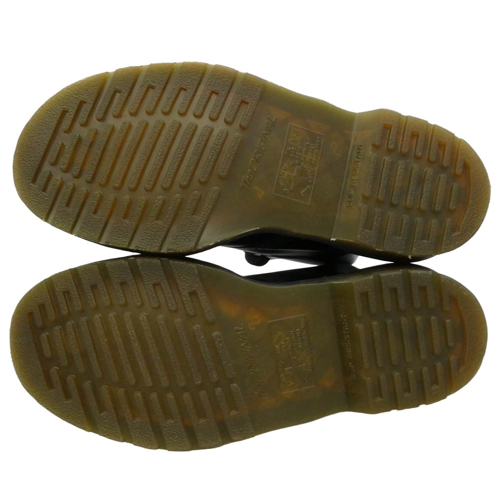 Dr.Martens ドクターマーチン AW006 レースアップ 10ホール レザー ブーツ ブラック系 UK4【極上美品】【中古】