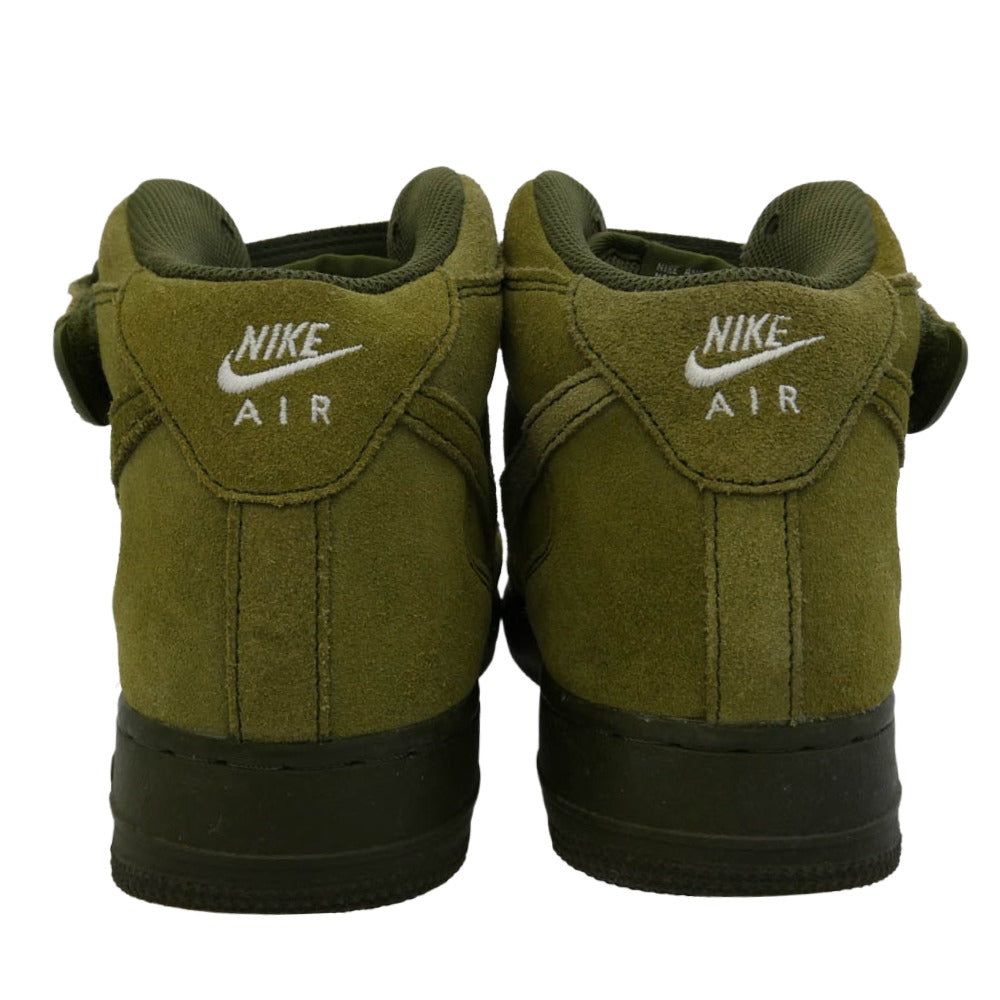 NIKE ナイキ 315123-302 Air Force 1 Mid Legion Green エアフォース1 ミッド リージョン グリーン ハイカット スニーカー カーキ系 26.5cm【中古】