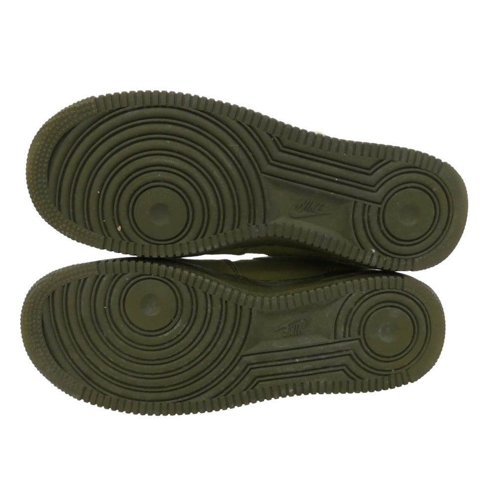 NIKE ナイキ 315123-302 Air Force 1 Mid Legion Green エアフォース1 ミッド リージョン グリーン ハイカット スニーカー カーキ系 26.5cm【中古】