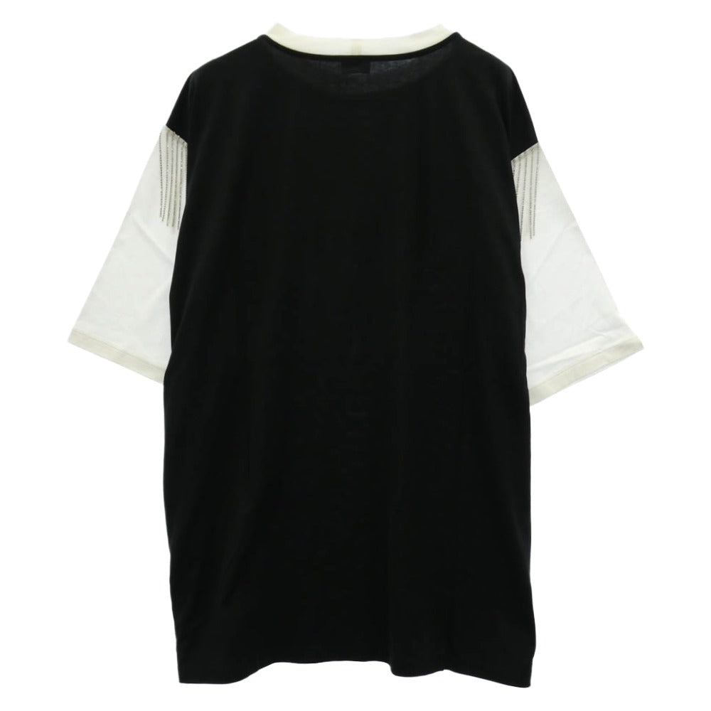 CELINE セリーヌ 22AW 2X29C671Q Fringe Oversized Logo Print T-