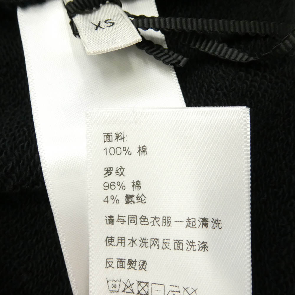 CELINE セリーヌ RY07W670Q OVERSIZED HOODIE オーバーサイズ ロゴ プリント スウェット プルオーバー パーカー フーディー ブラック系 XS【新古品】【未使用】【中古】