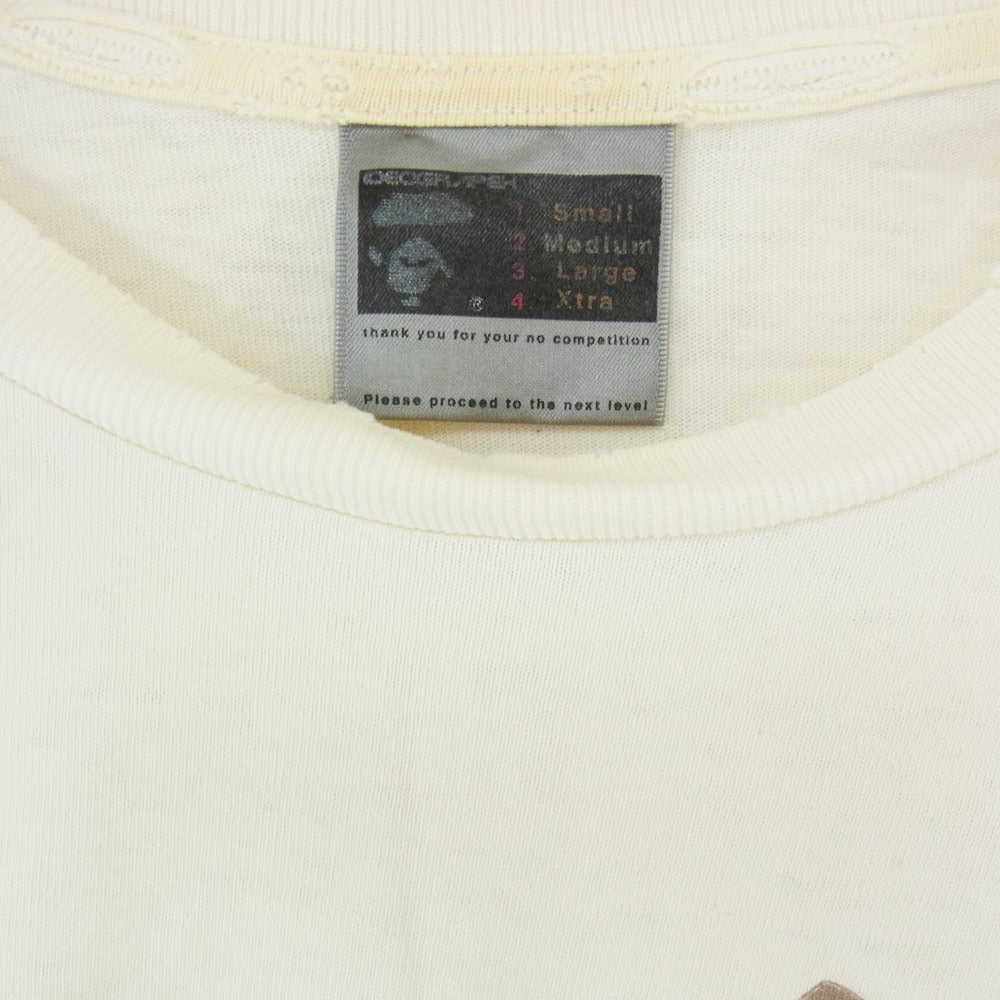 A BATHING APE アベイシングエイプ 90s OLD 香港オープン記念 ミレニアム Tシャツ オフホワイト系 M【中古】