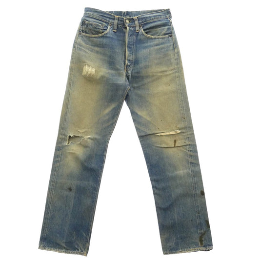 Levi's リーバイス 501XX 60s ボタン裏W刻印 両面Rタブ サークルR センターオフセット デニム パンツ ブルー系 不明【中古】