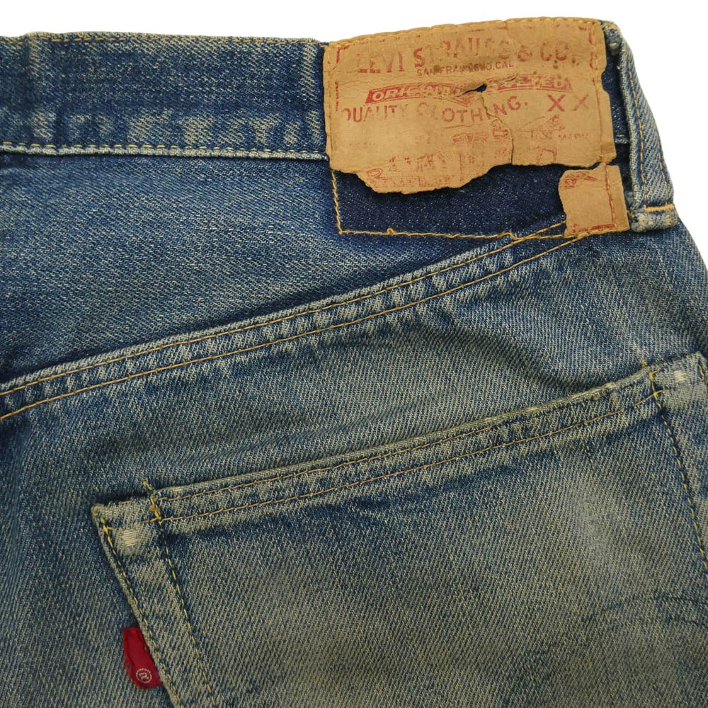 Levi's リーバイス 501XX 60s ボタン裏W刻印 両面Rタブ サークルR センターオフセット デニム パンツ ブルー系 不明【中古】