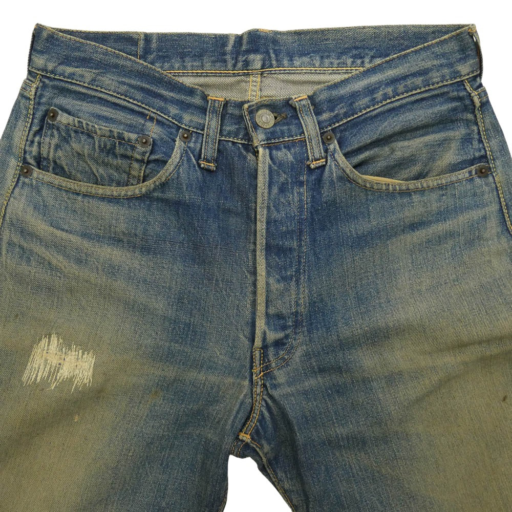 Levi's リーバイス 501XX 60s ボタン裏W刻印 両面Rタブ サークルR センターオフセット デニム パンツ ブルー系 不明【中古】
