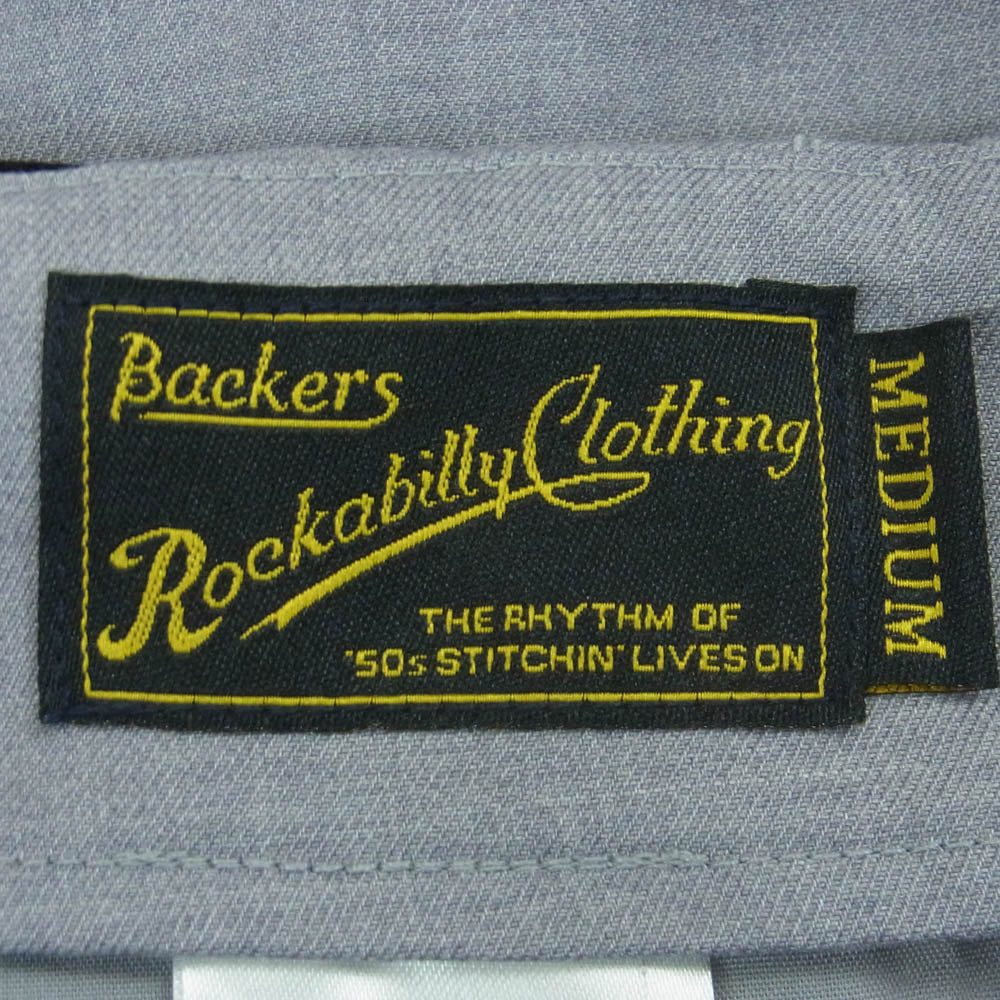 バッカーズ A-05026 Rockabilly ロカビリー パンツ 中国製 グレー系 M【中古】