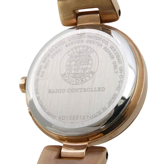 CITIZEN シチズン XC クロスシー 電波ソーラー 腕時計 ウォッチ ゴールド系【中古】