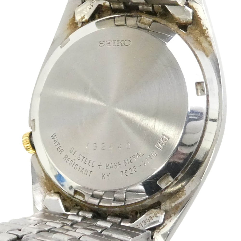 SEIKO セイコー 7S26-3110 5 ファイブ ゴールド文字盤 自動巻き 腕時計 ウォッチ ゴールド系 シルバー系【中古】