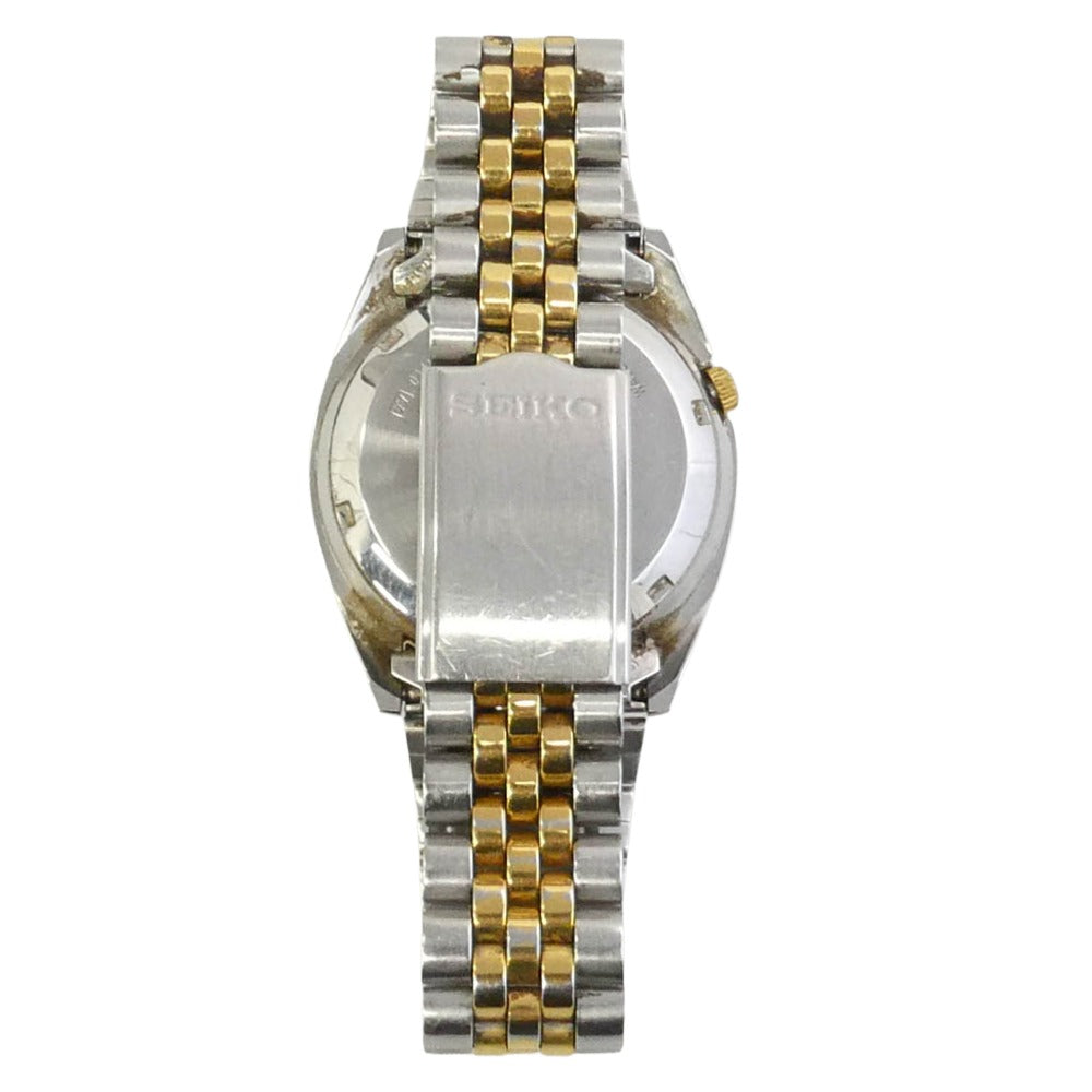 SEIKO セイコー 7S26-3110 5 ファイブ ゴールド文字盤 自動巻き 腕時計 ウォッチ ゴールド系 シルバー系【中古】