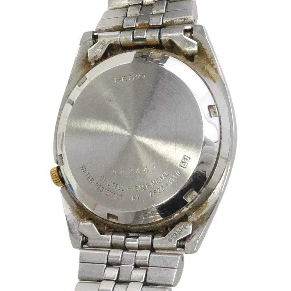 SEIKO セイコー 7S26-3110 5 ファイブ ゴールド文字盤 自動巻き 腕時計 ウォッチ ゴールド系 シルバー系【中古】