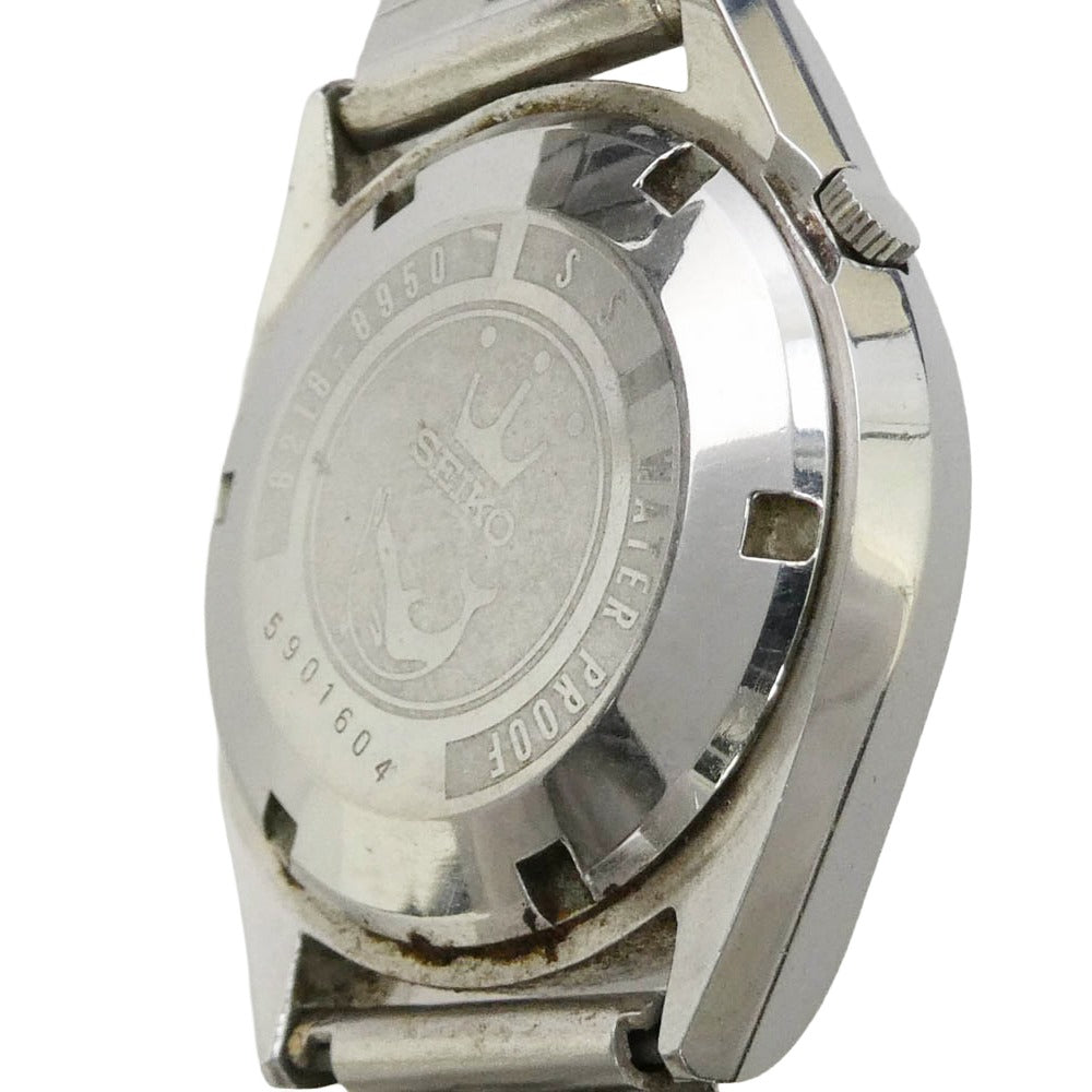 SEIKO セイコー 6218-8950 セイコーマチック ウィークデーター 自動巻き 腕時計 ウォッチ シルバー系【中古】