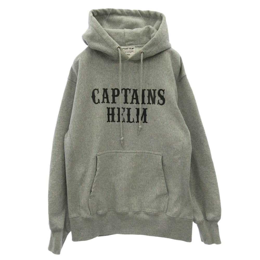 キャプテンズヘルム x Glimpse And Cc 1St Anniversary Hooded グリンプス アニバーサリー フーディー スウエット パーカー グレー系 M【中古】
