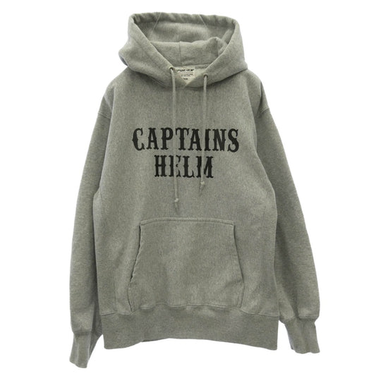 キャプテンズヘルム x Glimpse And Cc 1St Anniversary Hooded グリンプス アニバーサリー フーディー スウエット パーカー グレー系 M【中古】