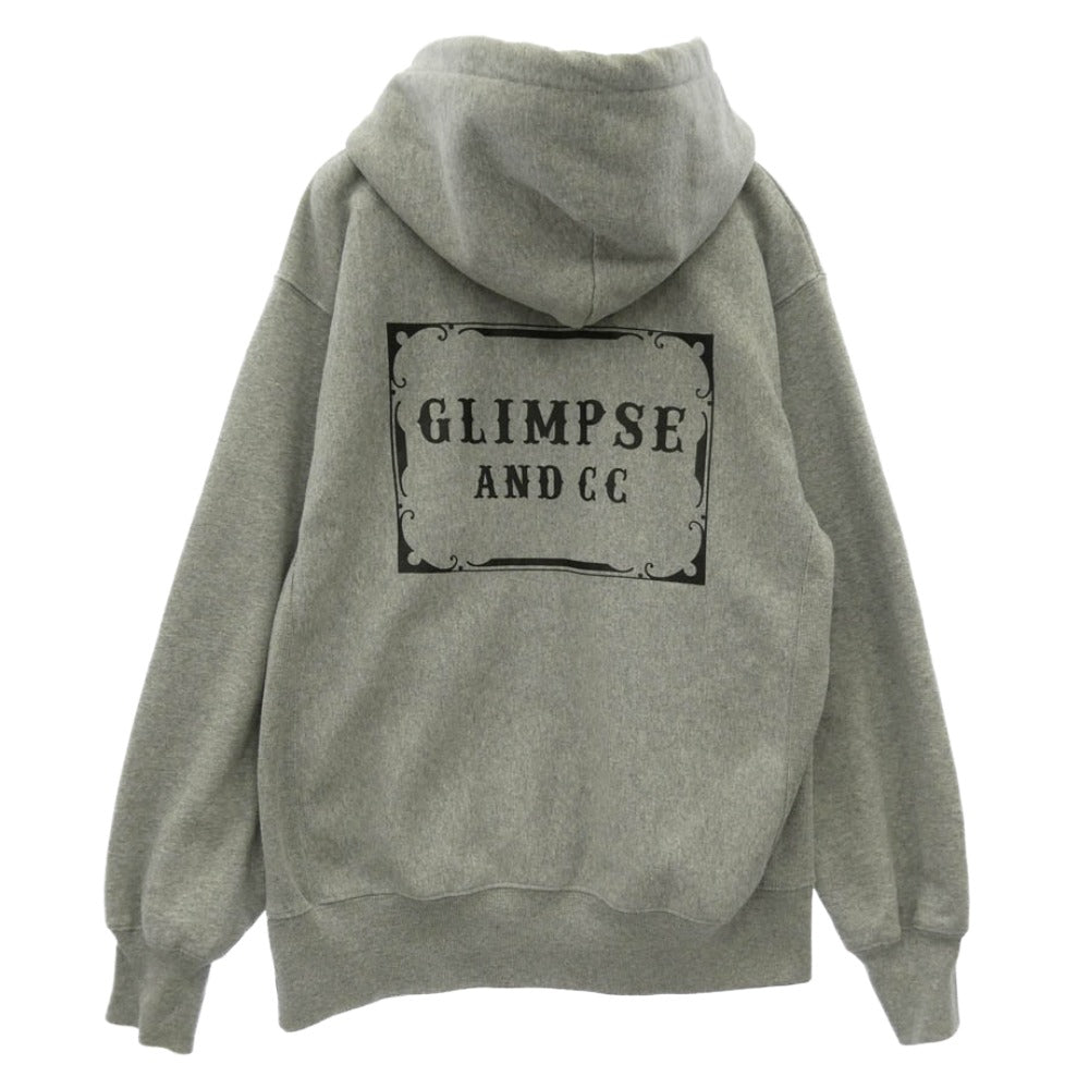 キャプテンズヘルム x Glimpse And Cc 1St Anniversary Hooded グリンプス アニバーサリー フーディー スウエット パーカー グレー系 M【中古】