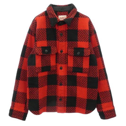 TENDERLOIN テンダーロイン T-BUFFALO SHT バッファロー ウール チェック ジャケット レッド系 ブラック系【中古】