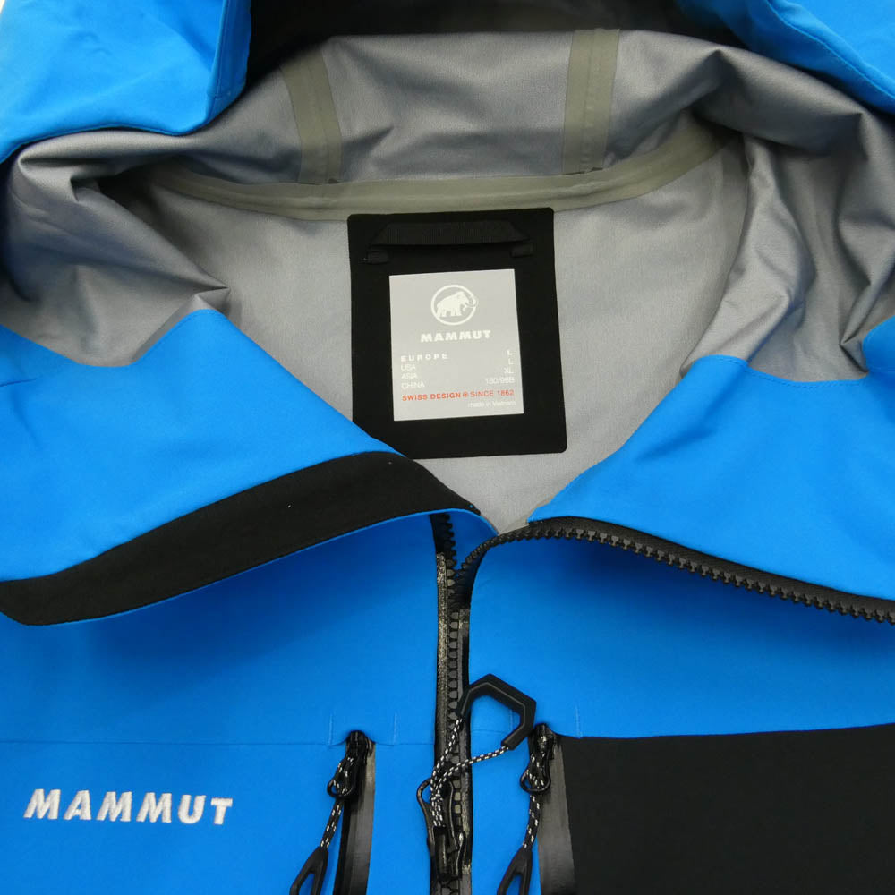 MARMOT マーモット 1010-30990 Stoney HS Hooded Jacket ストーニー ハードシェル フーデッド ジャケット アジアンフィット ナイロン ジャケット L ブルー系 XL【新古品】【未使用】【中古】