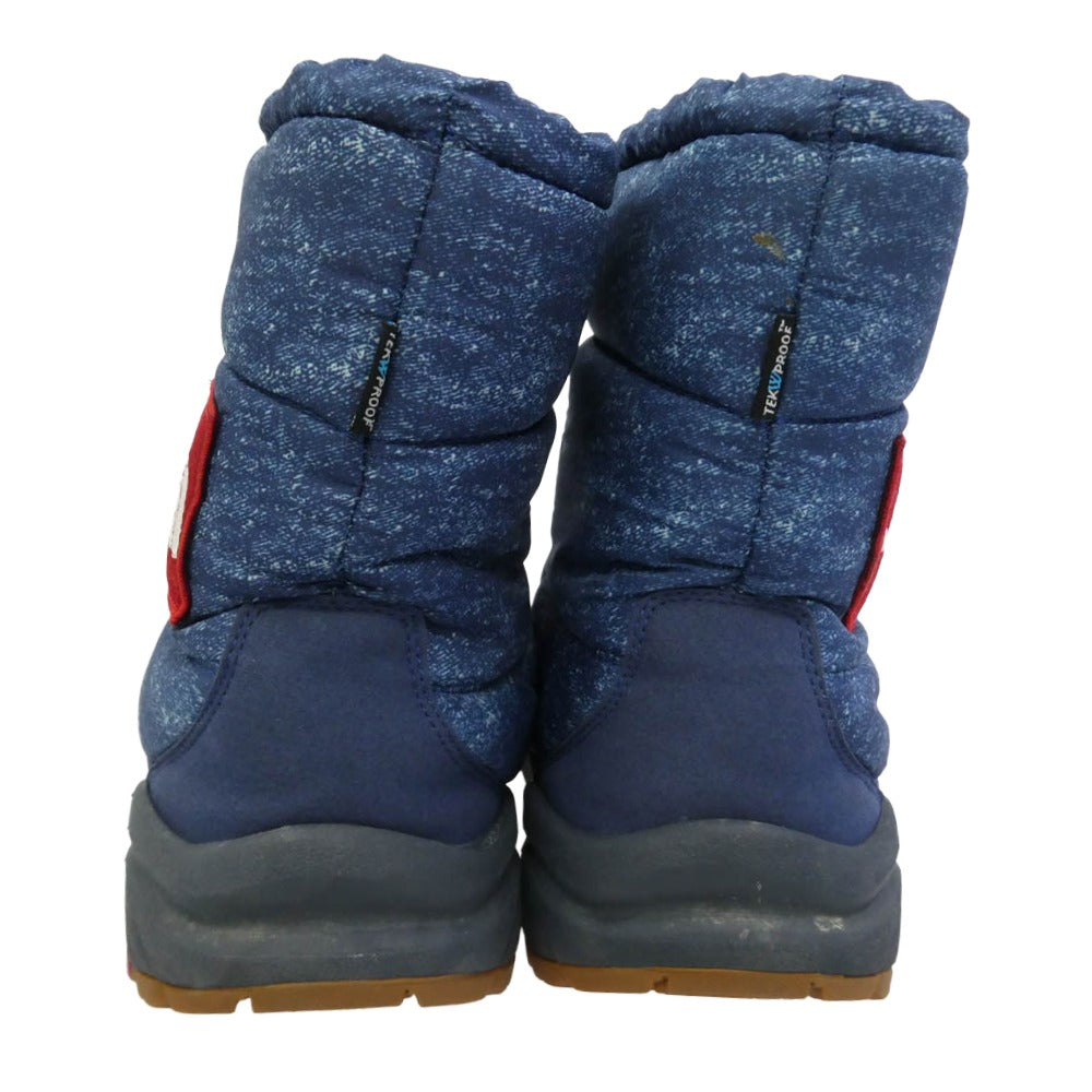 THE NORTH FACE ノースフェイス NF51784 NUPTSE BOOTIE WP V LOGOWAR ヌプシ ブーティ ウォータープルーフ ファイブ ロゴウェア ブーツ ネイビー系 25cm【中古】