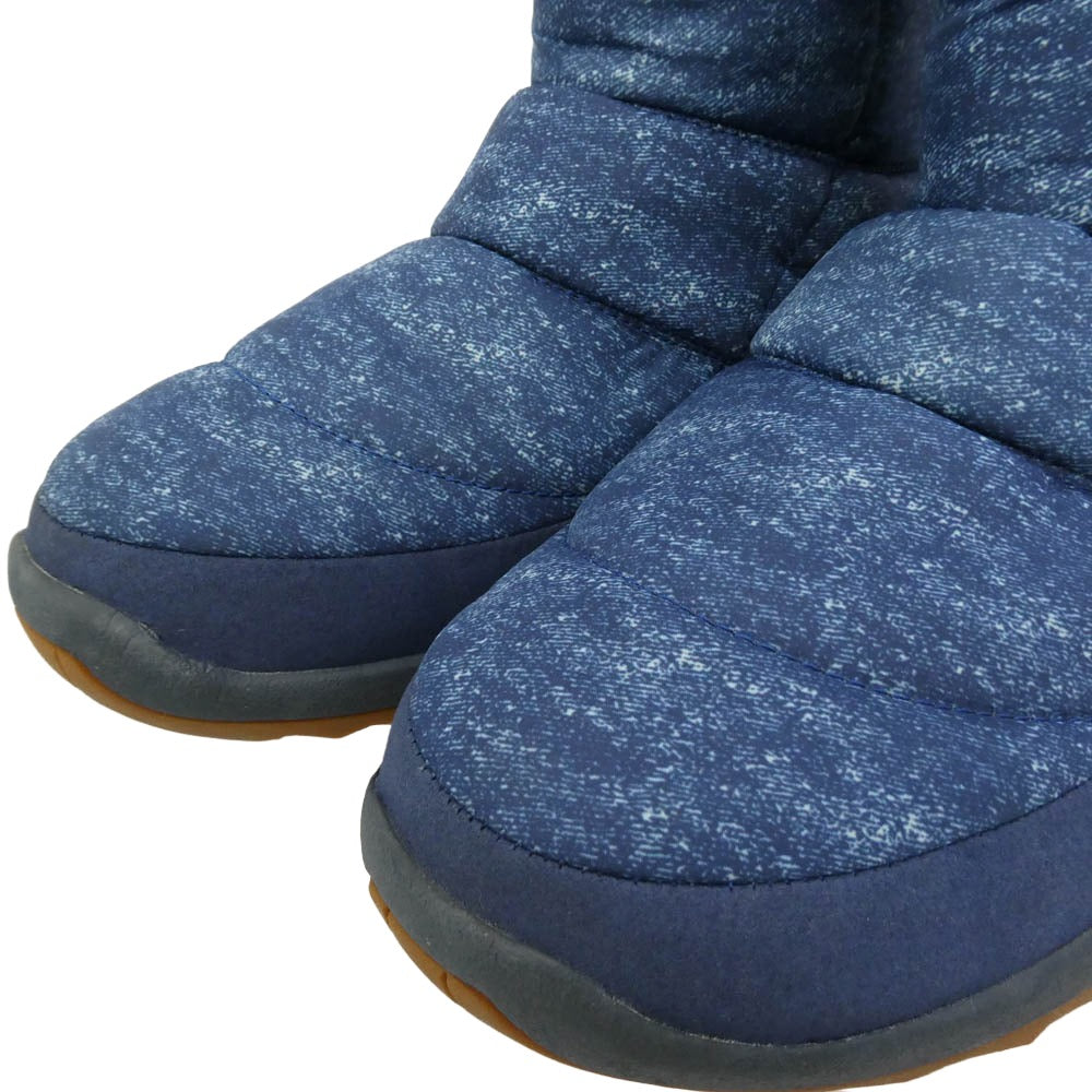THE NORTH FACE ノースフェイス NF51784 NUPTSE BOOTIE WP V LOGOWAR ヌプシ ブーティ ウォータープルーフ ファイブ ロゴウェア ブーツ ネイビー系 25cm【中古】