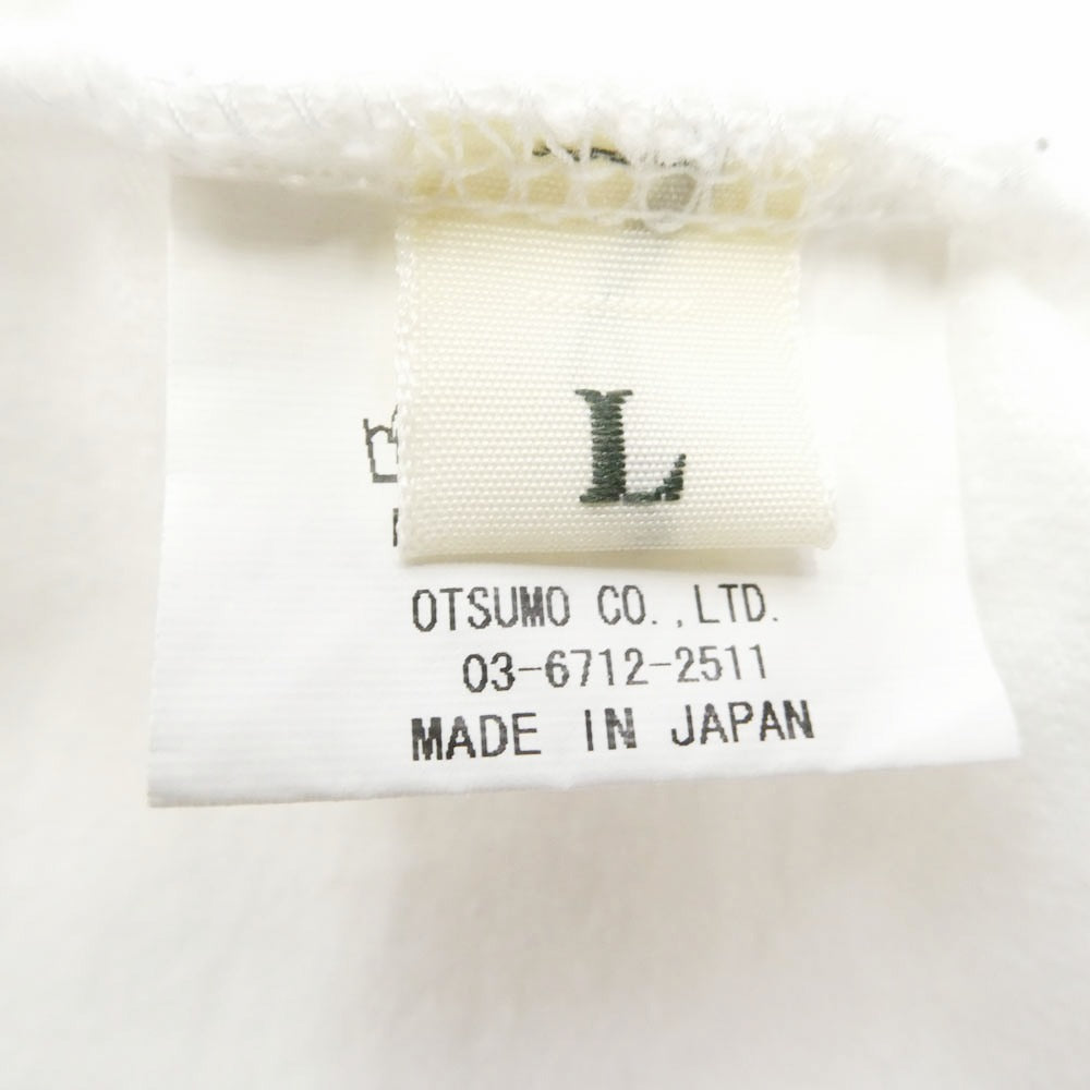 HUMAN MADE ヒューマンメイド × VERDY VICK TEE ヴィック ヴェルディ ロングスリーブ 長袖 Tシャツ カットソー ホワイト系 L【中古】