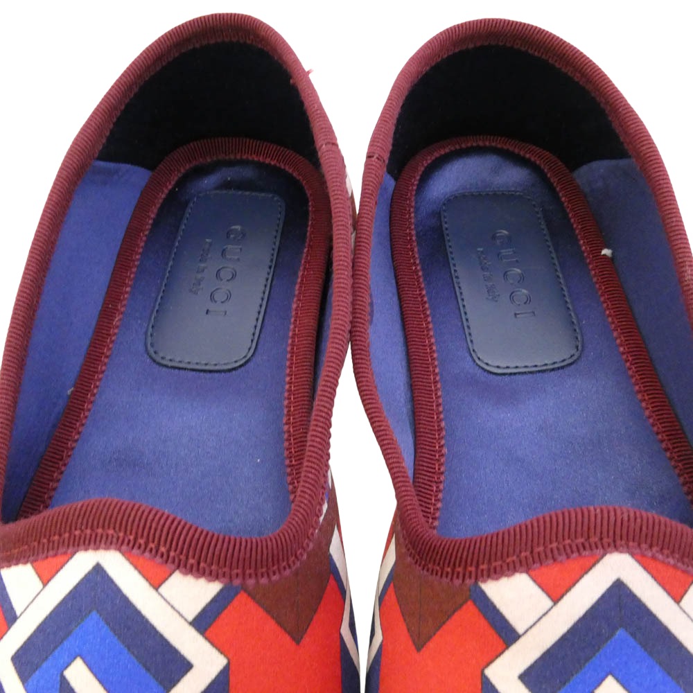 GUCCI グッチ 66238920T106499 Geometric G Print Slipper ジオメトリック プリント スリッパ ルームシューズ マルチカラー系 34【新古品】【未使用】【中古】