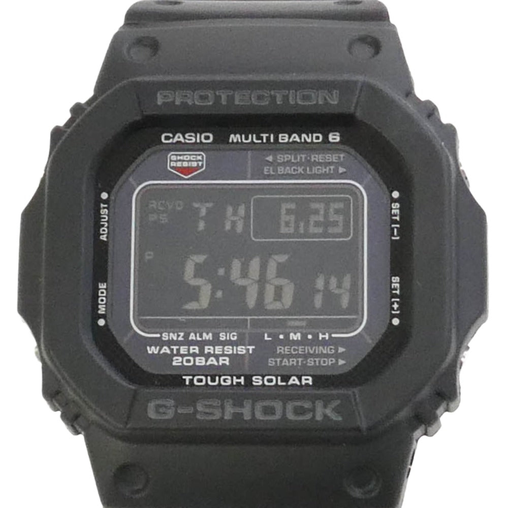 CASIO G-SHOCK カシオ ジーショック GW-M5610U-1JF 電波ソーラー デジタル ウォッチ 腕時計 ブラック系【中古】