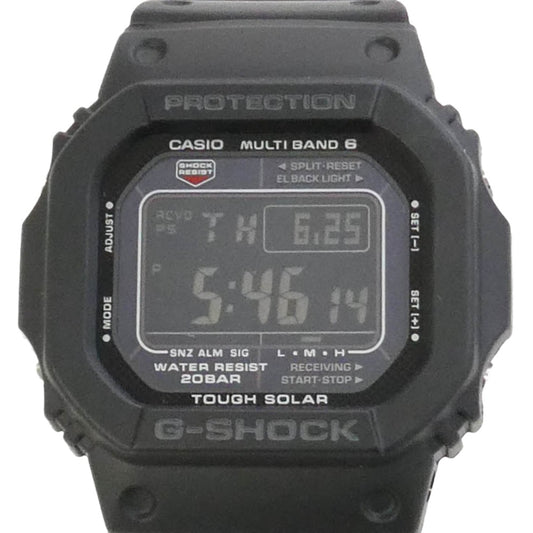 CASIO G-SHOCK カシオ ジーショック GW-M5610U-1JF 電波ソーラー デジタル ウォッチ 腕時計 ブラック系【中古】