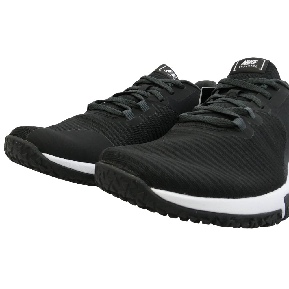 NIKE ナイキ CD0197-002 Flex Control 4 Black Dark Smoke Grey Smoke Grey White フレックス コントロール4 ローカット スニーカー ブラック系 ホワイト系 27.5cm【新古品】【未使用】【中古】