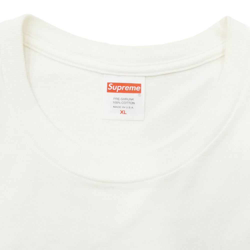 Supreme シュプリーム 23SS Strawberries Tee ストロベリーズ Tシャツ フロントプリント 半袖 カットソー ホワイト系 XL【中古】