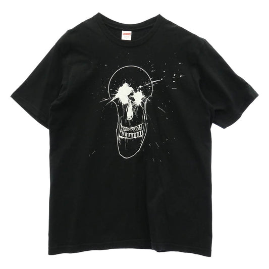 Supreme シュプリーム 22SS Ralph Steadman Skull Tee ラルフ ステッドマン スカル Tシャツ 半袖 カットソー ブラック系 L【中古】