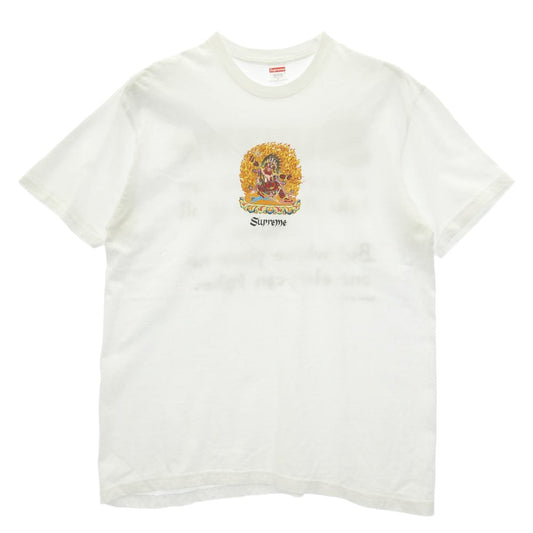 Supreme シュプリーム 22SS Person tee パーソン フロント バック プリント Tシャツ 半袖 カットソー ホワイト系 L【中古】