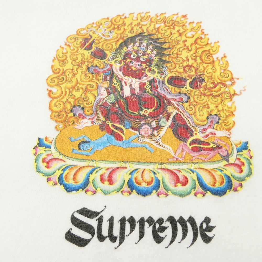 Supreme シュプリーム 22SS Person tee パーソン フロント バック プリント Tシャツ 半袖 カットソー ホワイト系 L【中古】