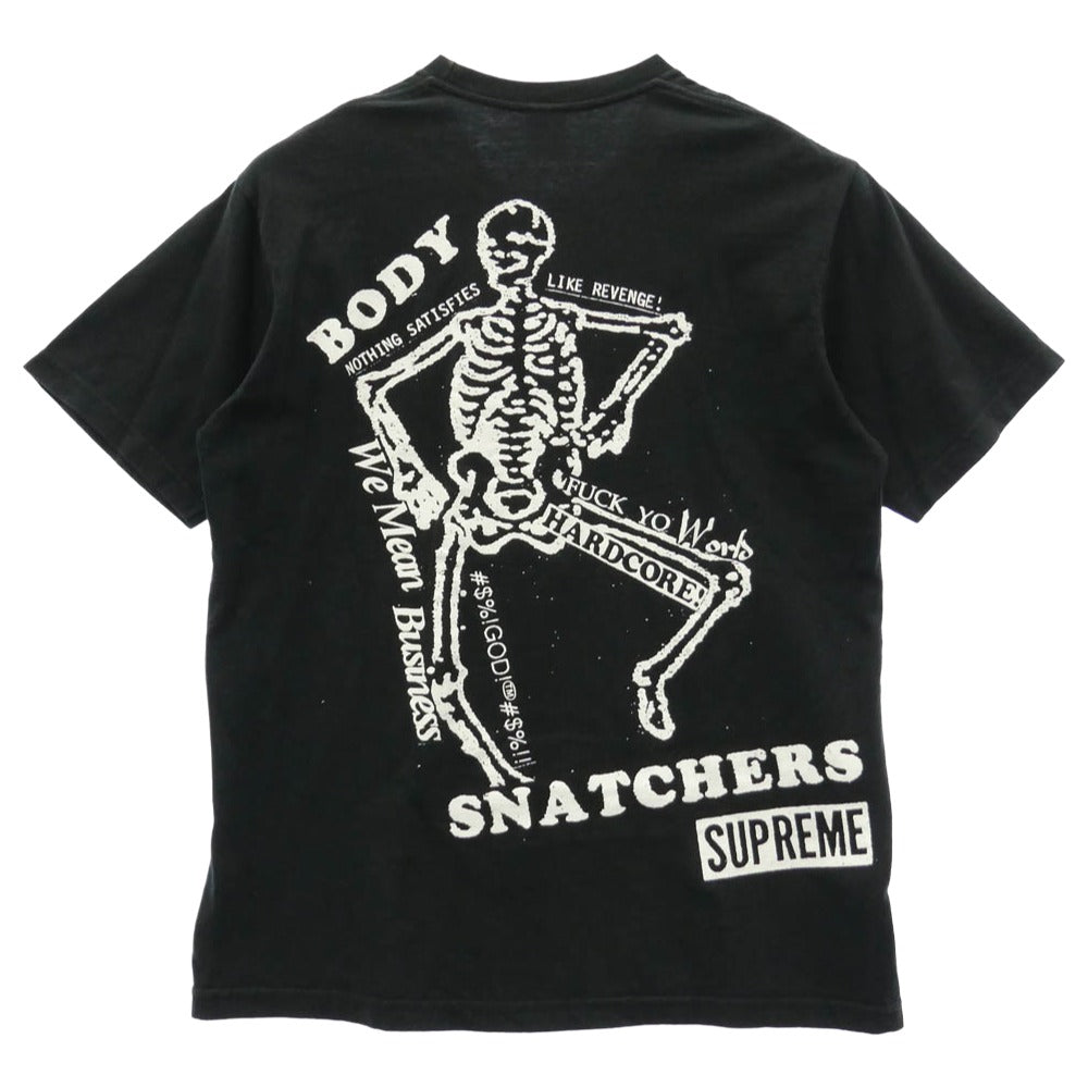 Supreme シュプリーム 23SS Body Snatchers Tee ボディー スナッチャー バックプリント Tシャツ 半袖 カットソー ブラック系 M【中古】